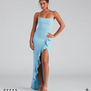 Windsor High Thigh Slit Formal Dress